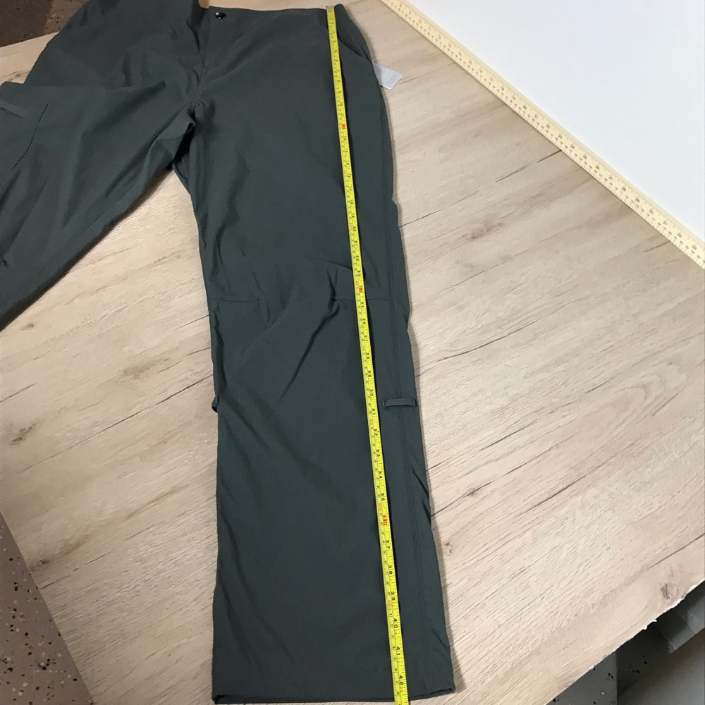 Te Verde Womens Green Stretch Cargo Pants Convertible Length Outdoorsy Sz XL NWT - Picture 12 of 16